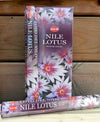 HEM Incense Hex Tube 20 Sticks - Nile Lotus
