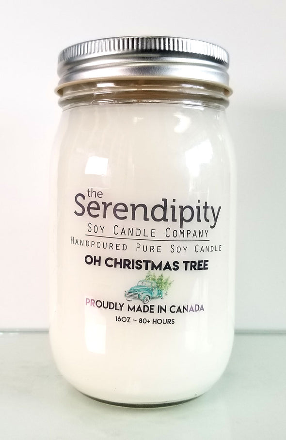 Pure Soy Wax Candle - Oh Christmas Tree