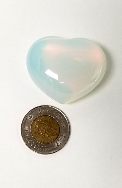 Polished Gemstones - Opalite Hearts