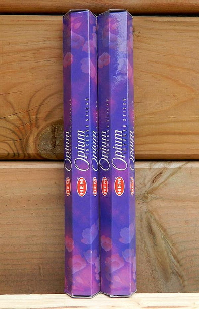 HEM Incense Hex Tube 20 Sticks - Opium