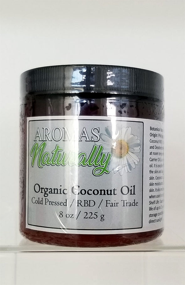 Organic Coconut Oil - 8 oz (220 ml)