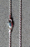 Sterling Silver Twisted Rope Chain 030