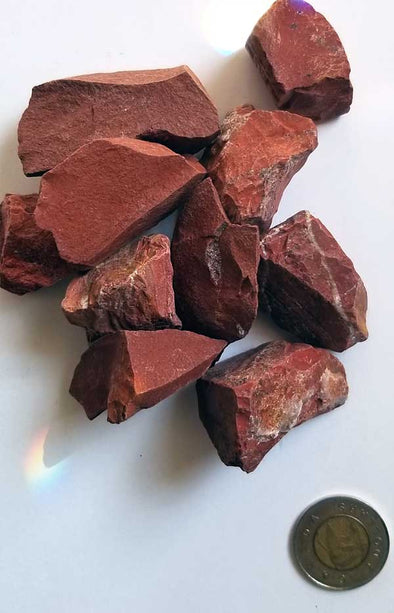 Rough Gemstones - Red Jasper Chunks