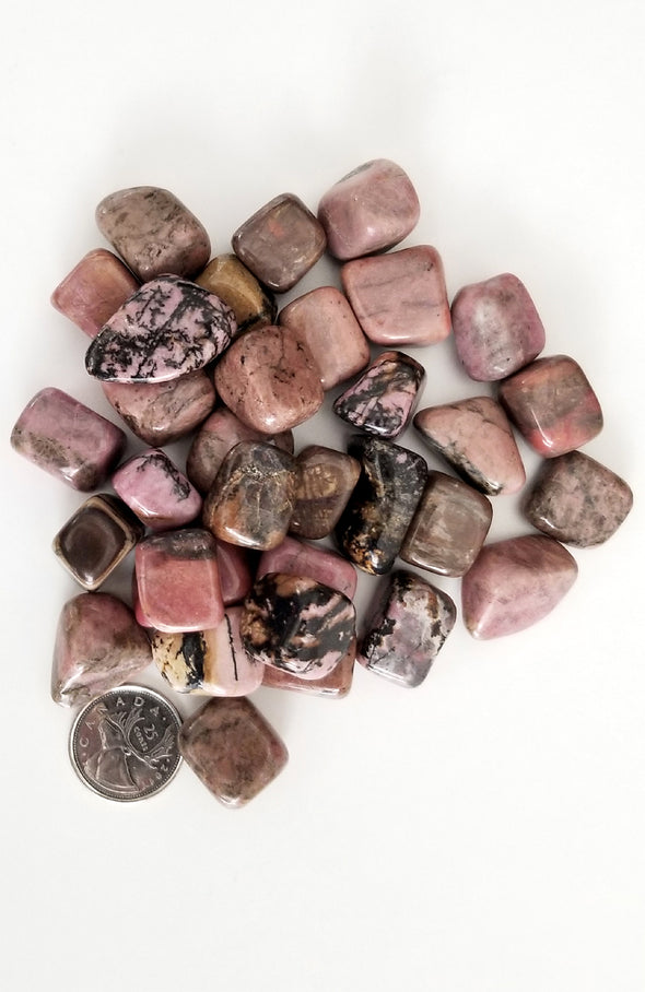 Tumbled Gemstones - Rhodonite Medium