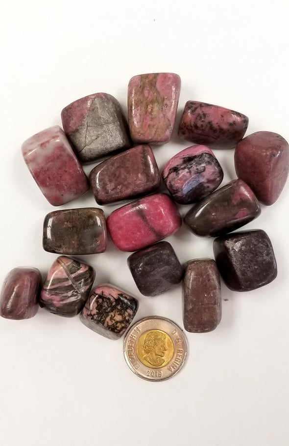 Tumbled Gemstones - Rhodonite Extra Large
