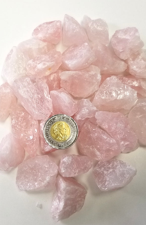 Rough Gemstones - Rose Quartz Chunks (Medium)
