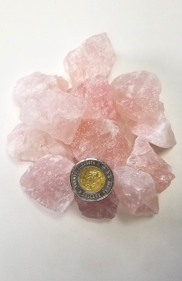 Rough Gemstones - Rose Quartz Chunks (large)