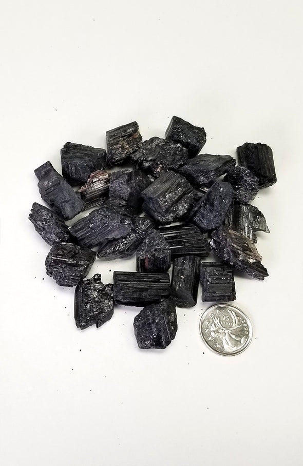 Rough Gemstones - Black Tourmaline (Medium)