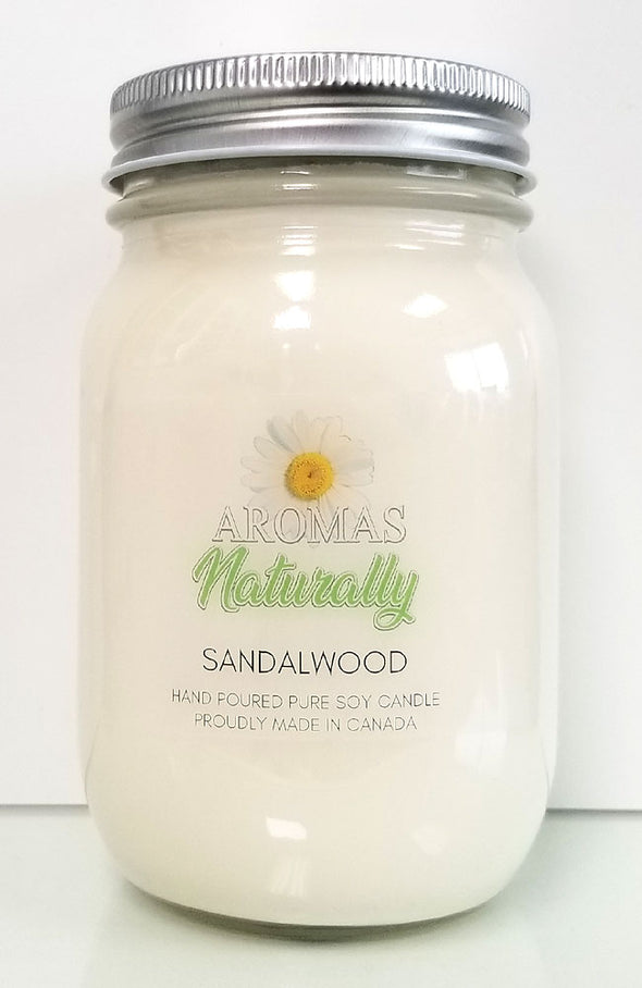 Pure Soy Wax Candle - Sandalwood