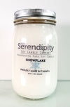 Pure Soy Wax Candle - Snowflake