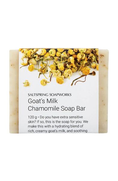 Saltspring Soapworks - Goat's Milk Chamomile Bar Soap
