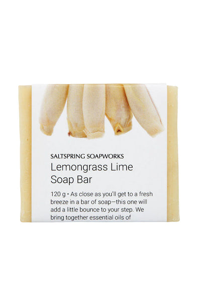 Saltspring Soapworks - Lemongrass Lime Bar Soap