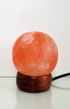 Himalayan Salt Lamp ~ Carved 4" Sphere