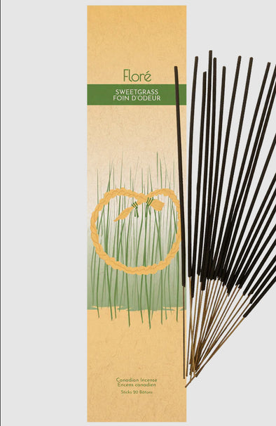 Flore Sweetgrass Incense Sticks