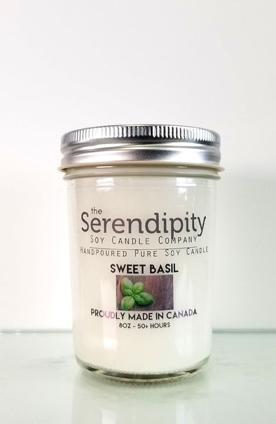 Pure Soy Wax Candle - Sweet Basil