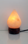 Himalayan Salt Lamp ~ Carved 4" Teardrop