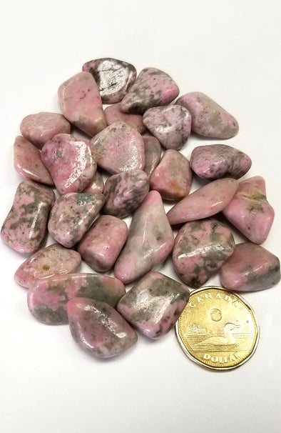 Tumbled Gemstones - Thulite (Pink Zoisite)
