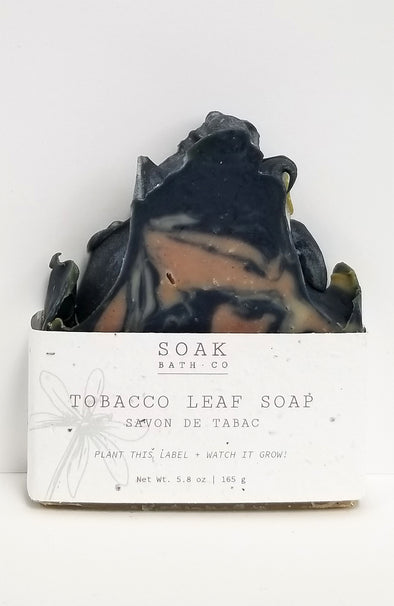 SOAK Bath Co. - Tobacco Leaf Soap Bar