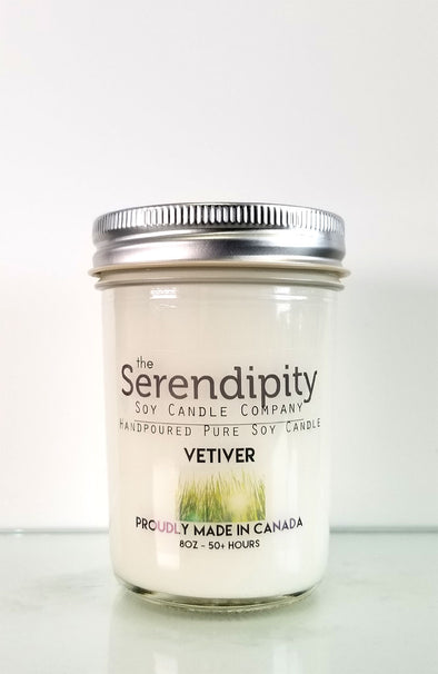 Pure Soy Wax Candle - Vetivert