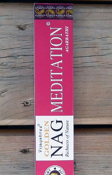 Golden Nag Meditation Incense 15 gram