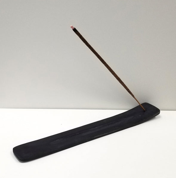 Wood Incense Holder - Black